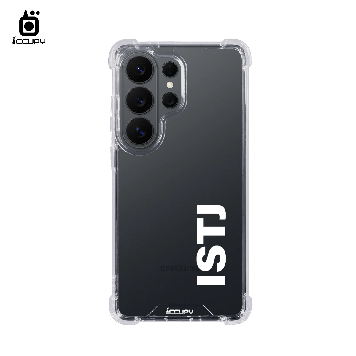 【MBTI|字母系列ISTJ 物流師(白色)】IQ CASE 角粒殼 For SAMSUNG S26 ULTRA-黑占iCCUPY