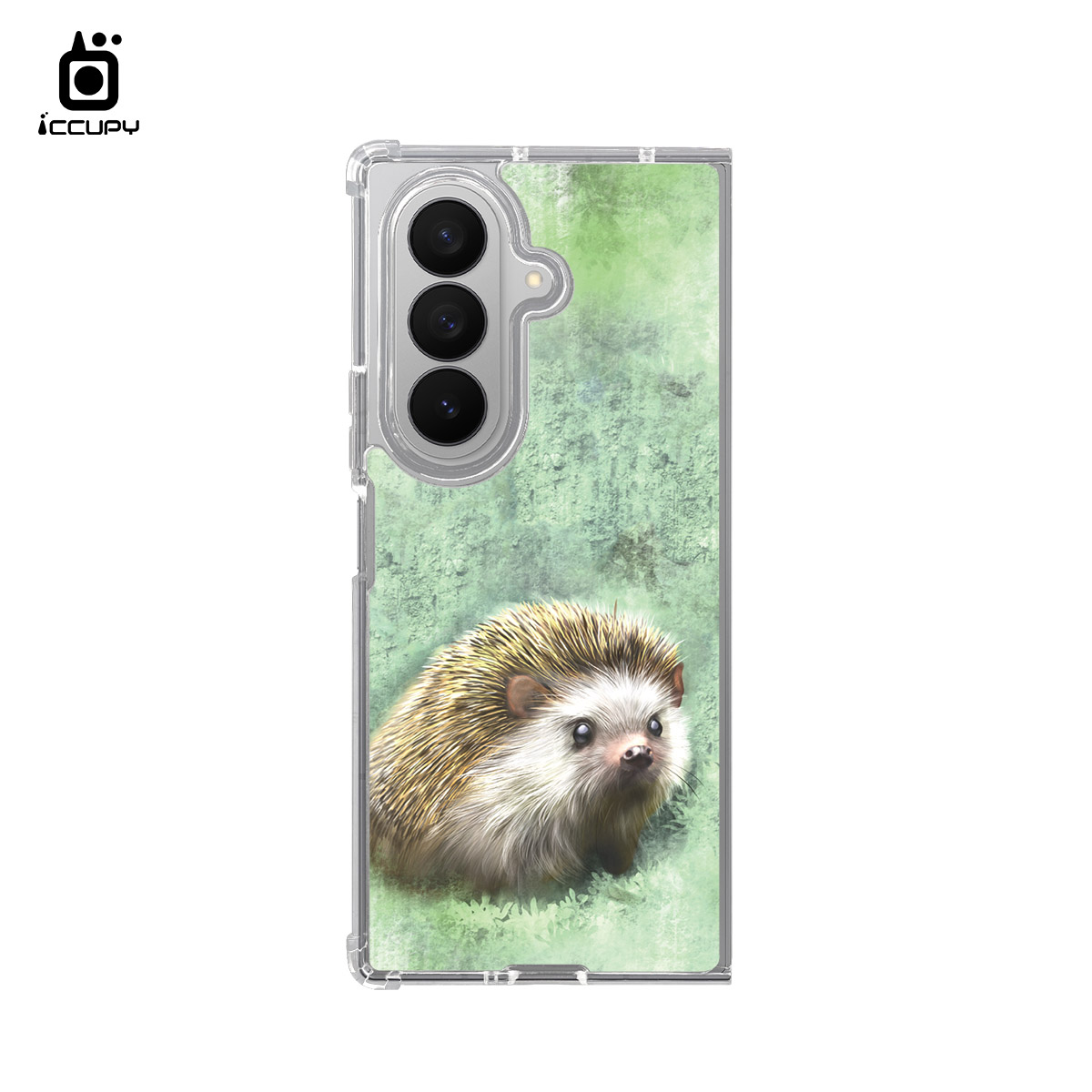 【Lin.mo里莫｜HEDAEHOG】IQ CASE 角粒殼 For SAMSUNG Z FOLD 7-黑占iCCUPY