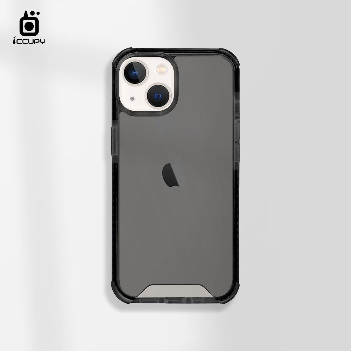 【iQ CASE】角粒殼2.0四角防禦 強化玻璃背板 適用 Apple iPhone 13 Mini  手機保護殼