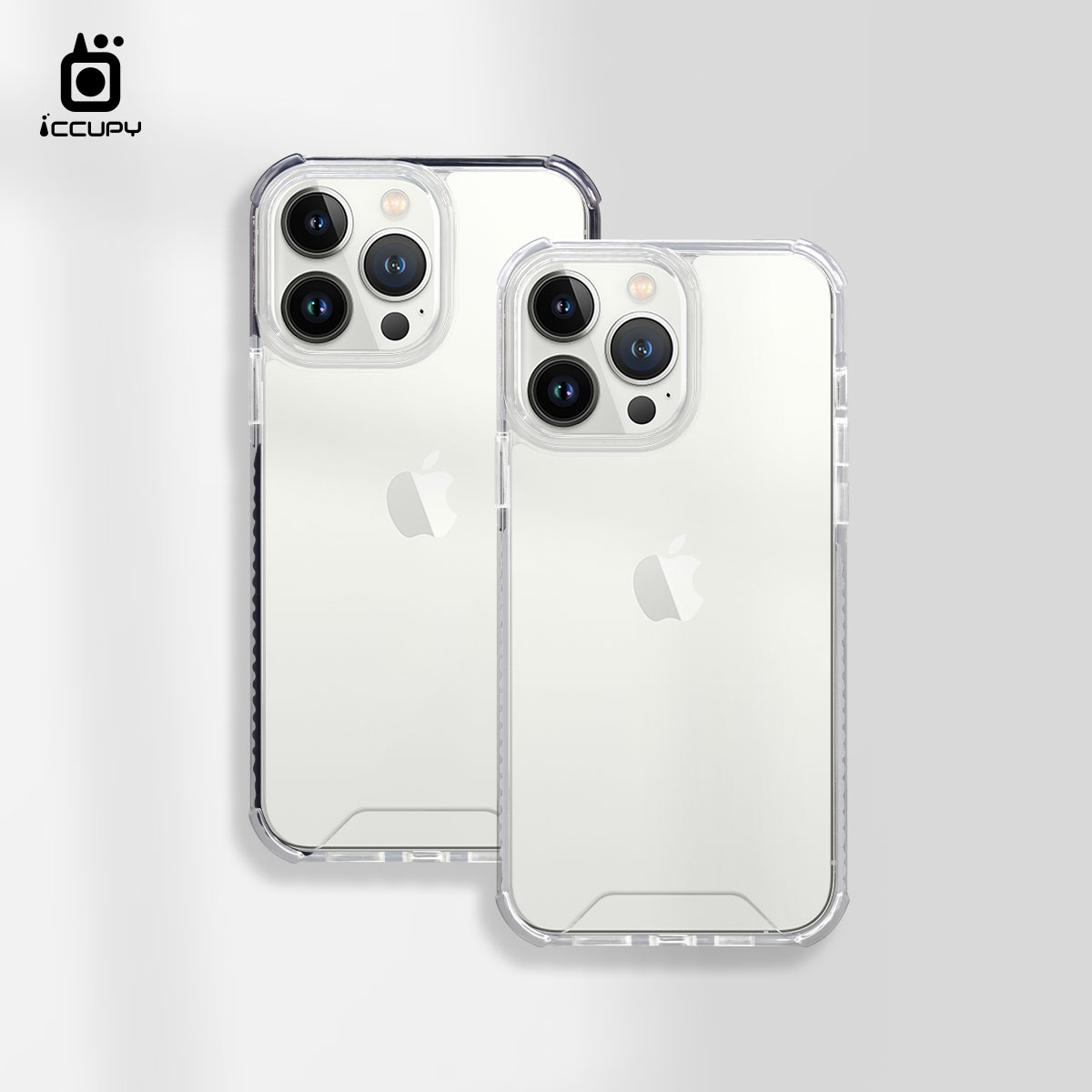 【iQ CASE】角粒殼2.0四角防禦 強化玻璃背板 適用 Apple iPhone 13 Pro Max 手機保護殼