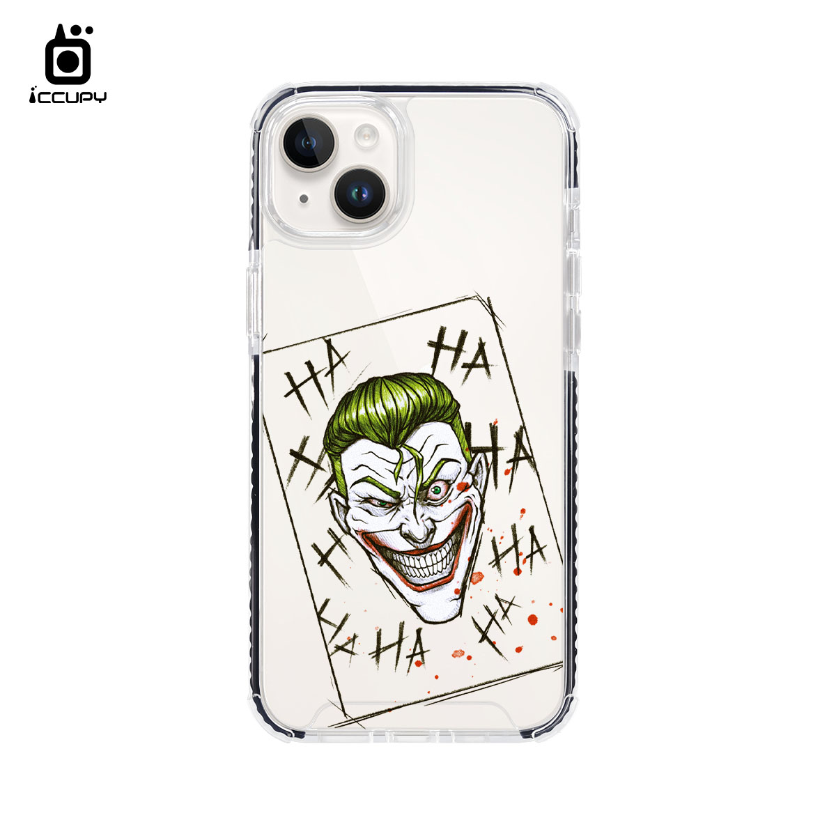 【淨恆HERMAN｜小丑】iQ CASE角粒殼2.0 (共兩色) 質感防護 For iPhone 14 Plus-黑占iCCUPY
