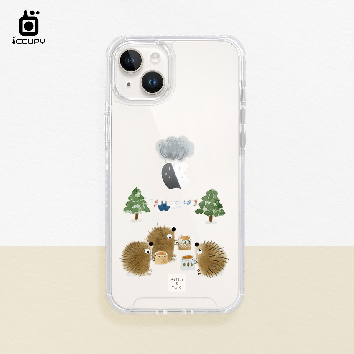 【森森物語|今天天氣晴】iQ CASE角粒殼2.0 (共兩色) 質感防護 For iPhone 14 Plus-黑占iCCUPY