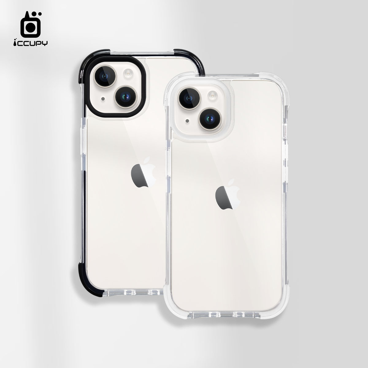 【透明】iQ CASE角粒殼2.0 質感防護  For Apple iPhone 15 手機保護殼(共兩色)