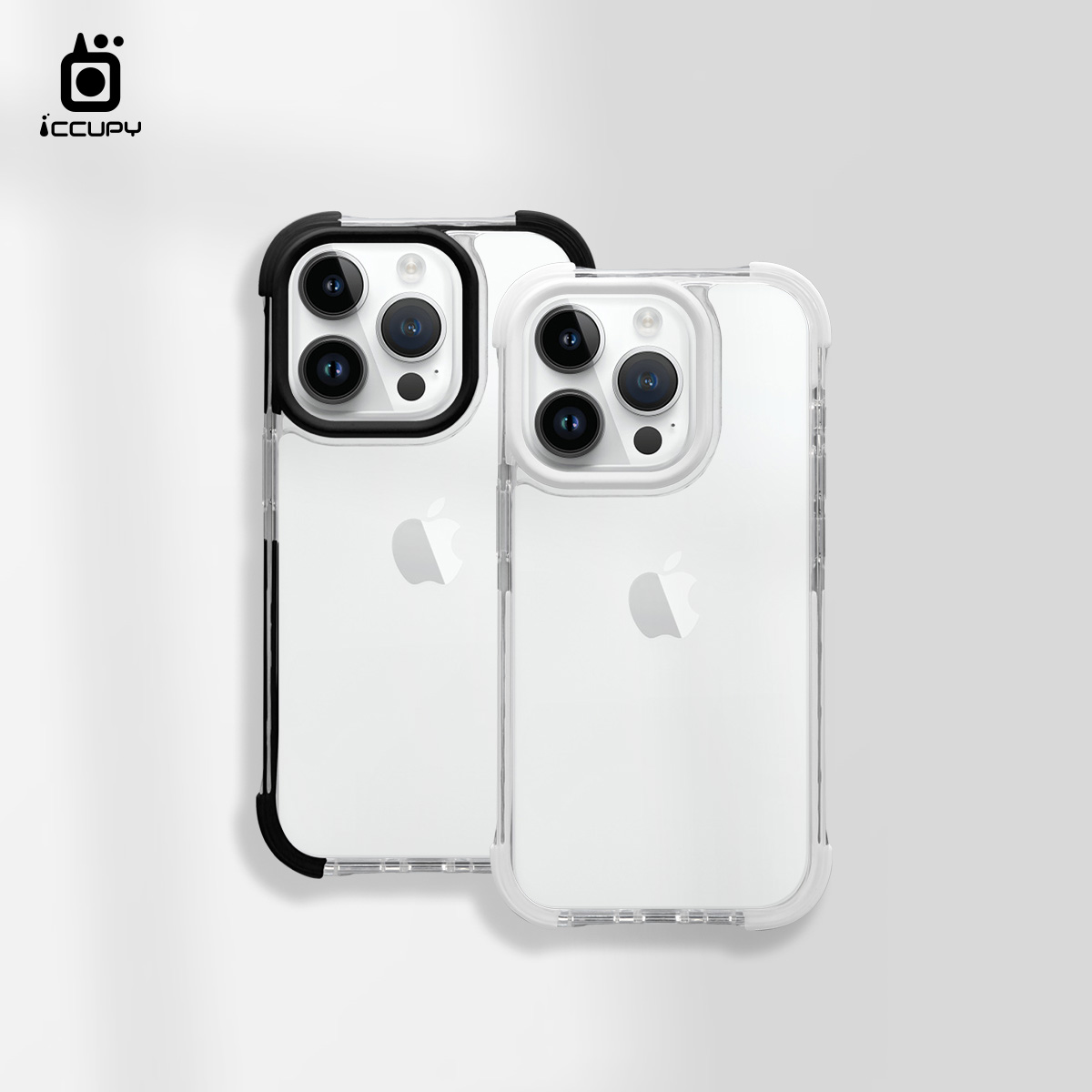 【透明】iQ CASE角粒殼2.0 質感防護  For Apple iPhone 15 Pro 手機保護殼(共兩色)
