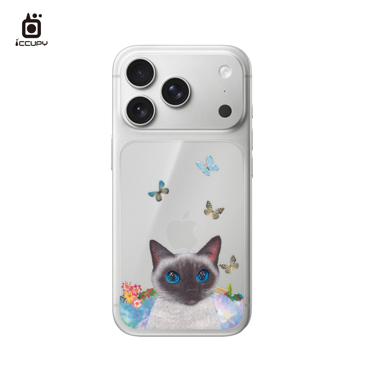 【猫の期待|小雪美】星鑽彩繪背貼 For iPhone 17 Pro