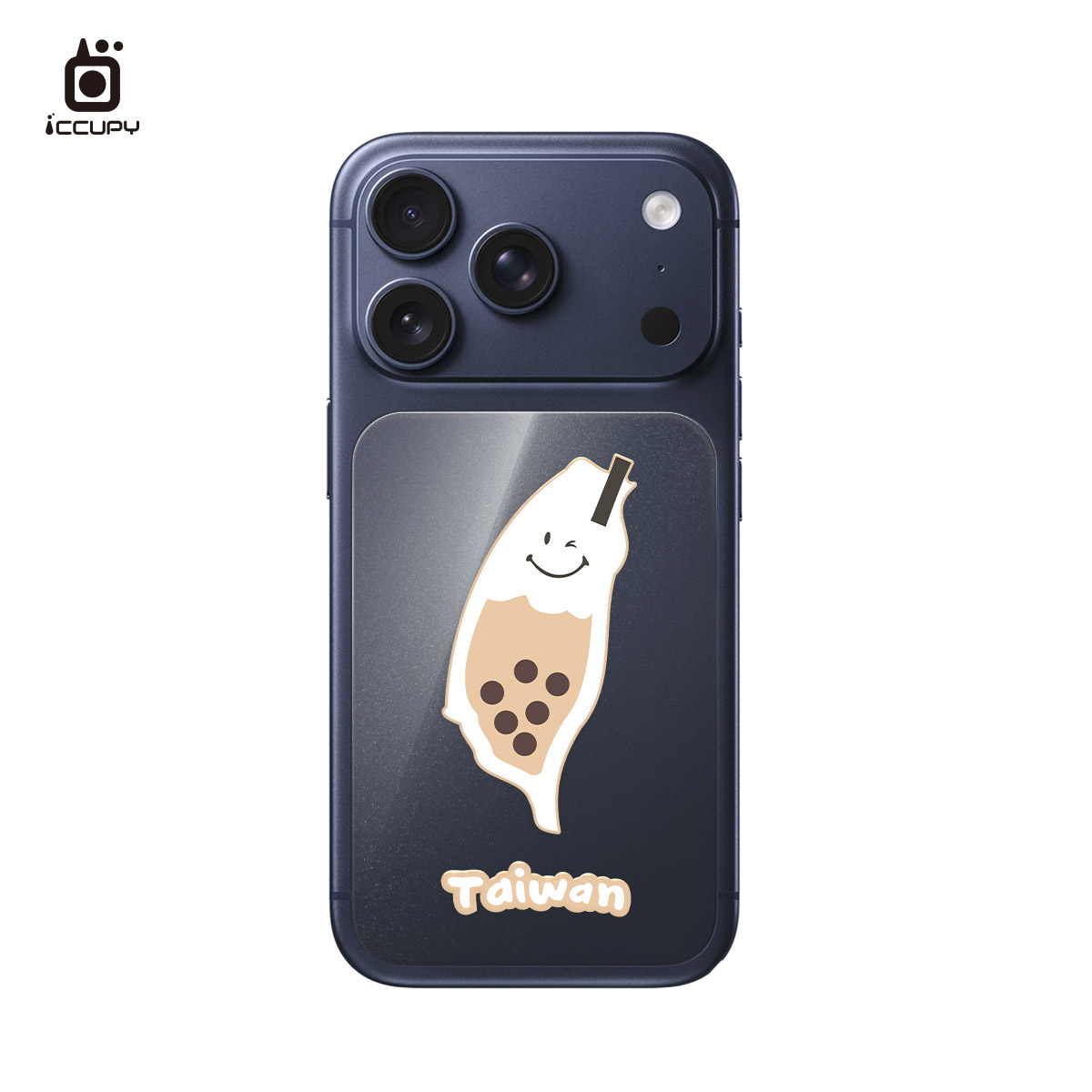 【珍珠奶茶】星鑽彩繪背貼For iPhone 17 Pro