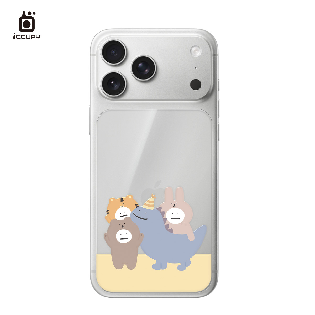 【懶懶怪｜動物懶友會】星鑽彩繪背貼 For iPhone 17 Pro Max