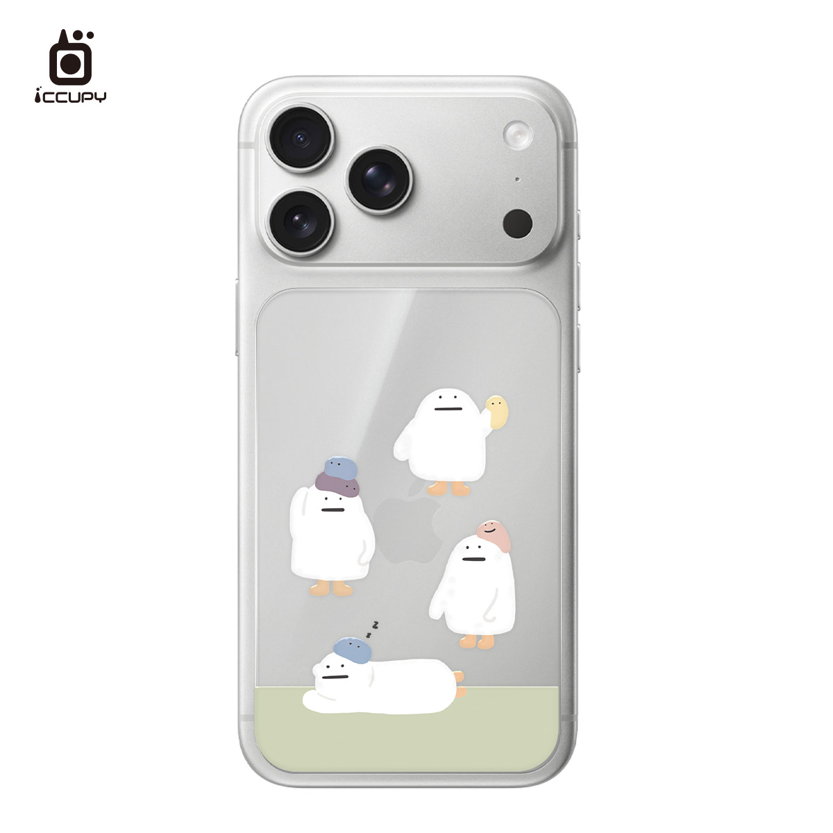 【懶懶怪｜懶怪好朋友】星鑽彩繪背貼 For iPhone 17 Pro Max