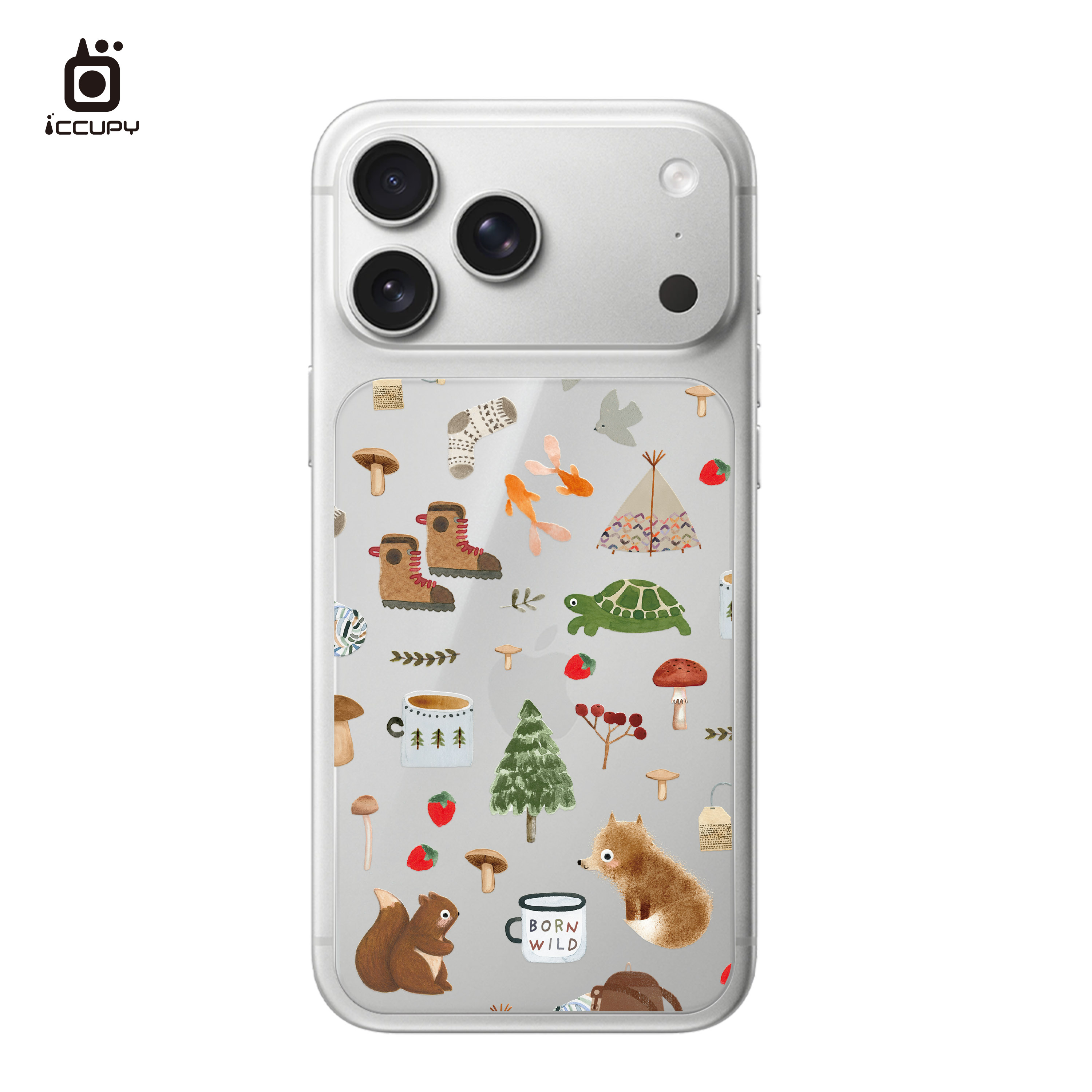 【森森物語|露營趣】星鑽彩繪背貼 For iPhone 17 Pro Max