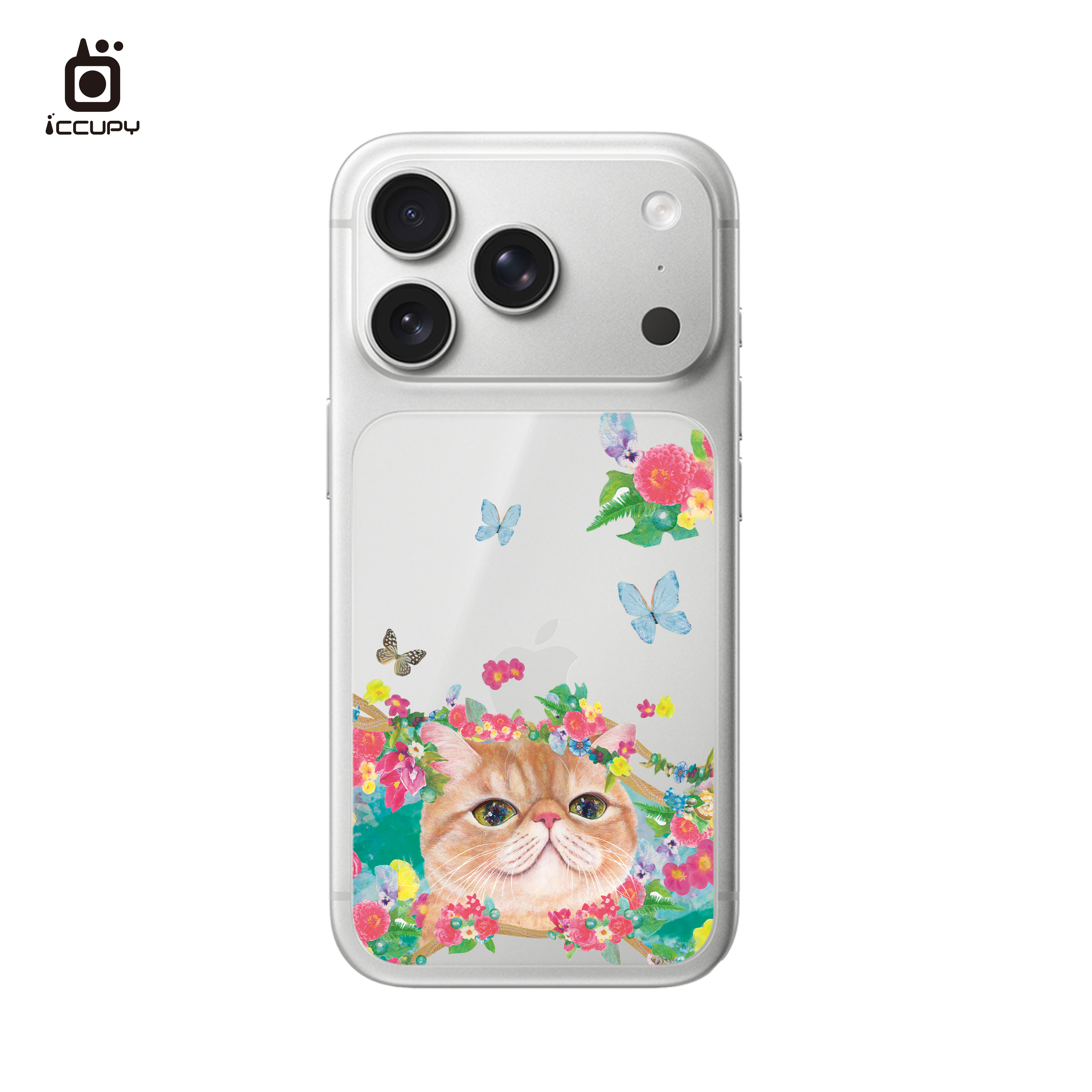【猫の期待｜小天】星鑽彩繪背貼 For iPhone 18 Pro | 文創小物