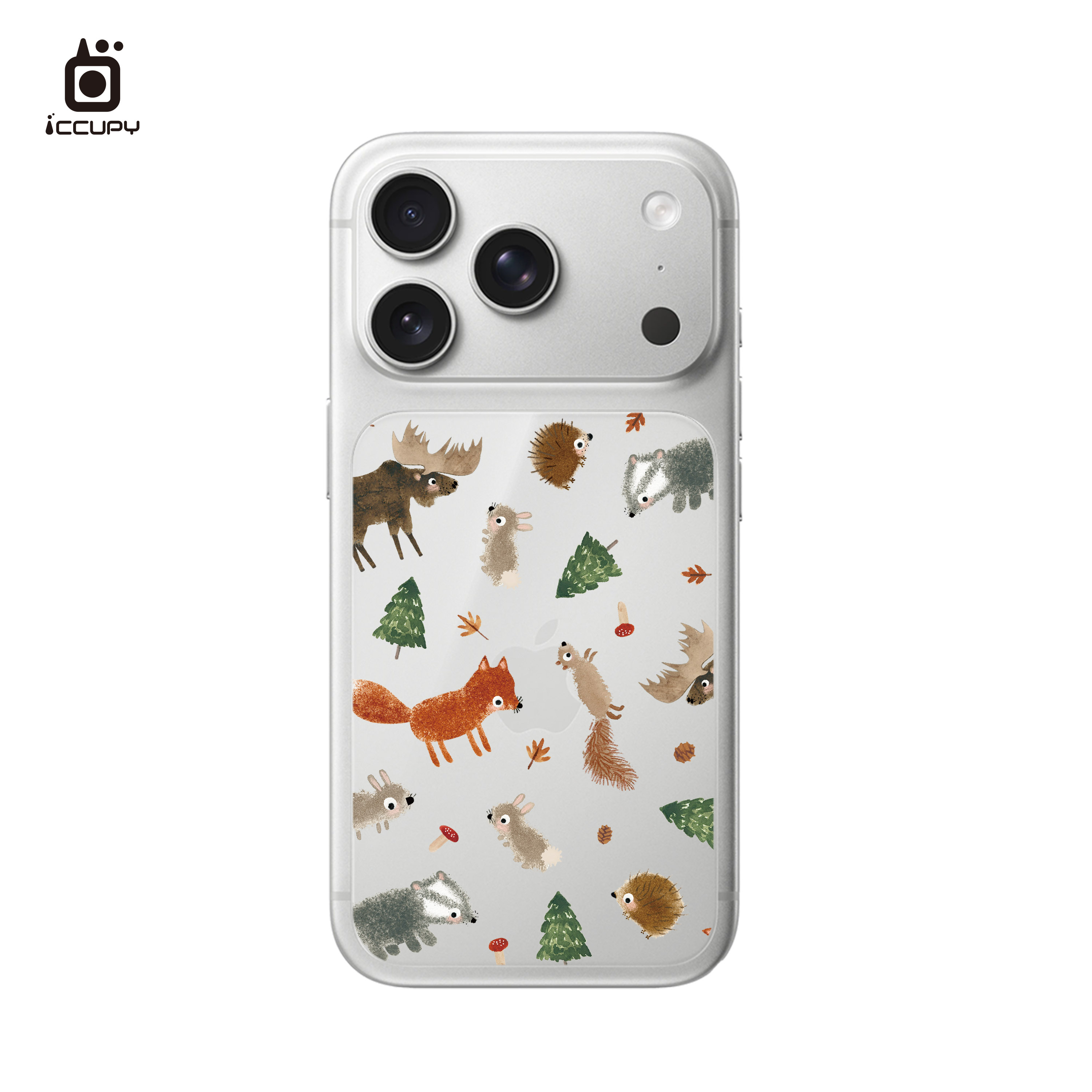 【森森物語|森林見面會】星鑽彩繪背貼 For iPhone 18 Pro | 文創小物