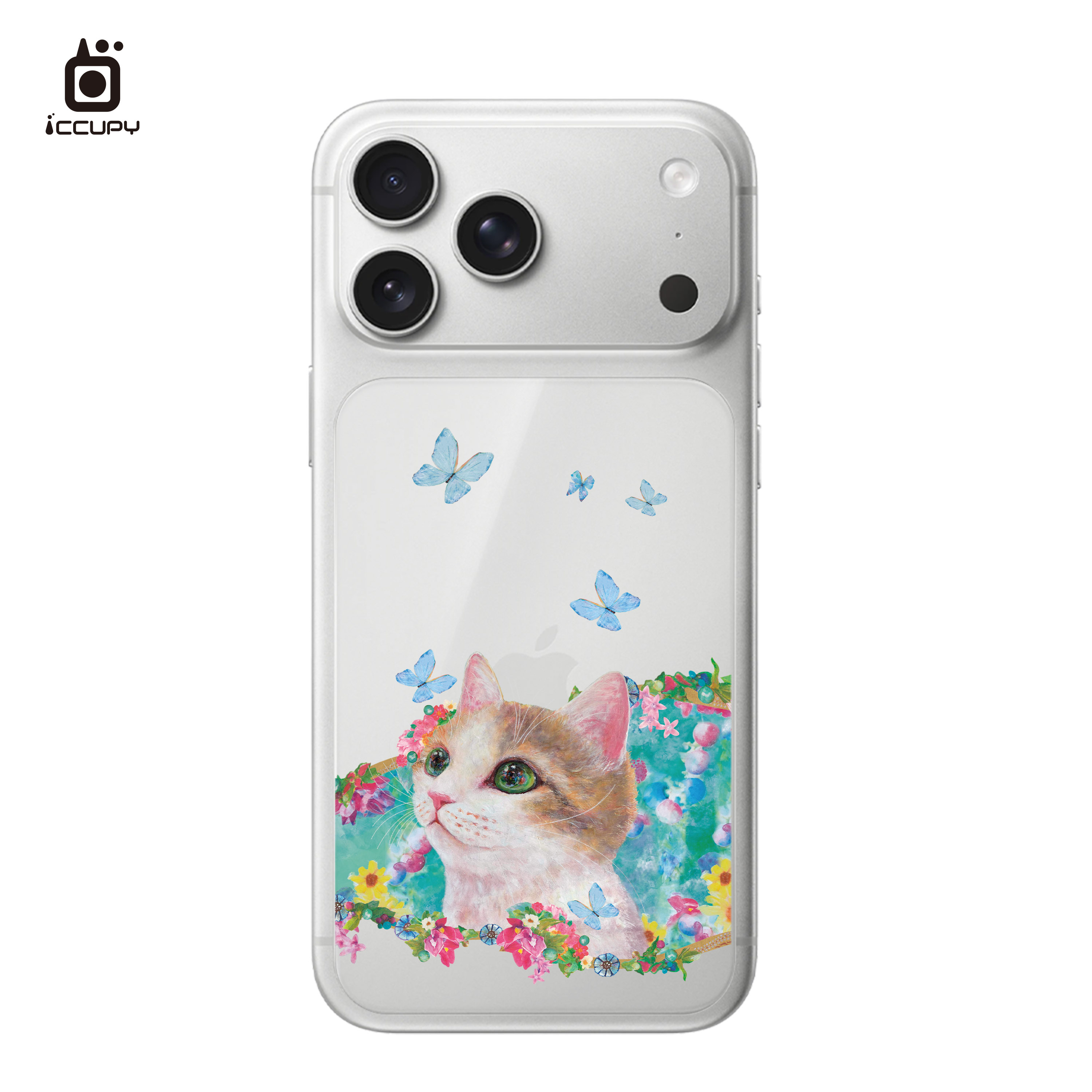 【猫の期待｜泰泰】星鑽彩繪背貼 For iPhone 18 Pro Max | 文創小物