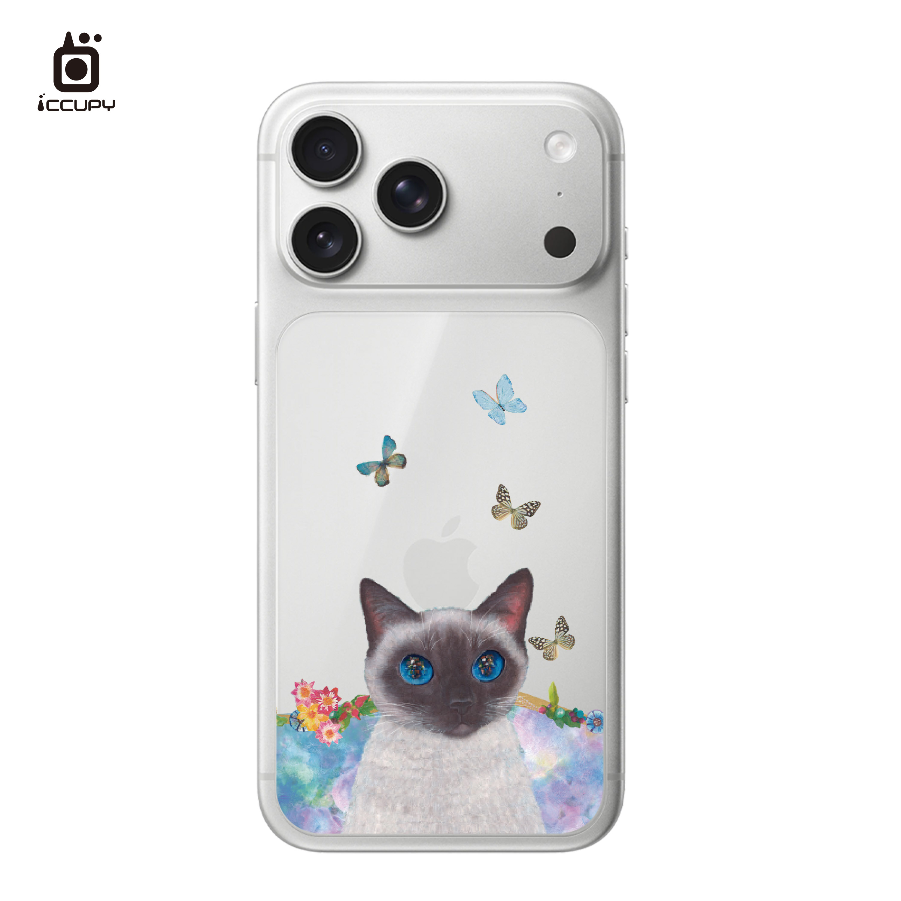 【猫の期待｜小雪美】星鑽彩繪背貼 For iPhone 18 Pro Max | 文創小物