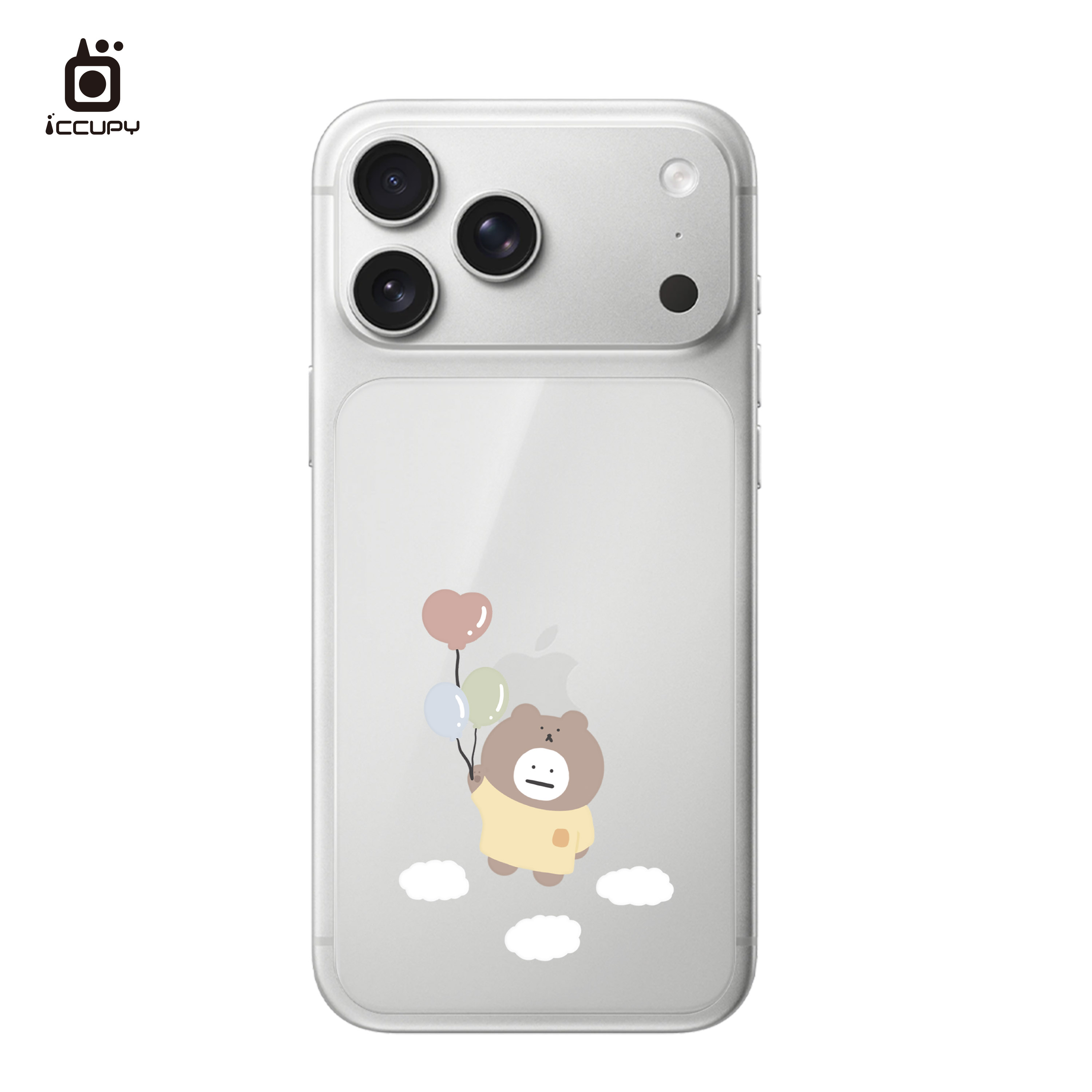 【懶懶怪|懶怪熊】星鑽彩繪背貼 For iPhone 18 Pro Max | 文創小物