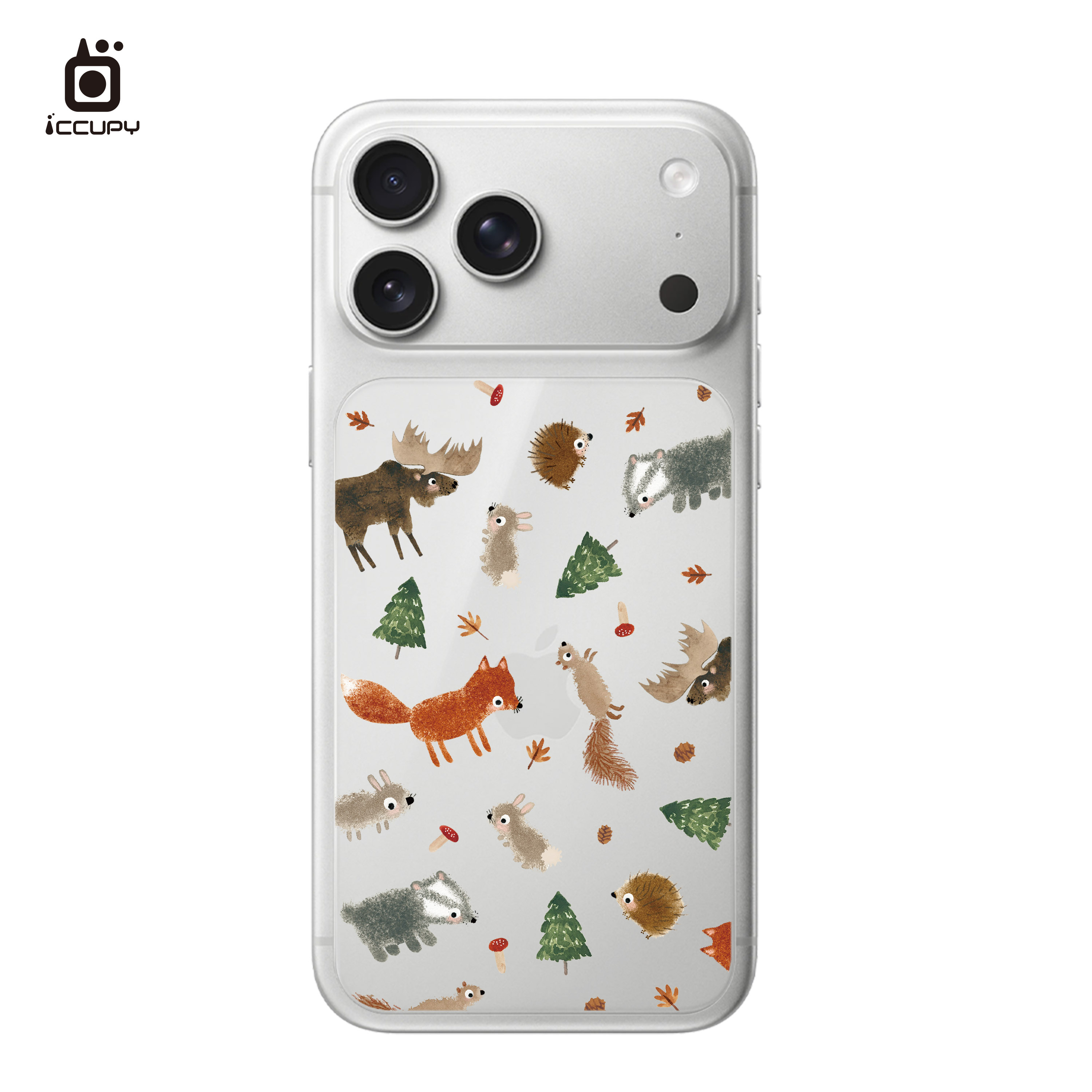 【森森物語|森林見面會】星鑽彩繪背貼 For iPhone 18 Pro Max | 文創小物