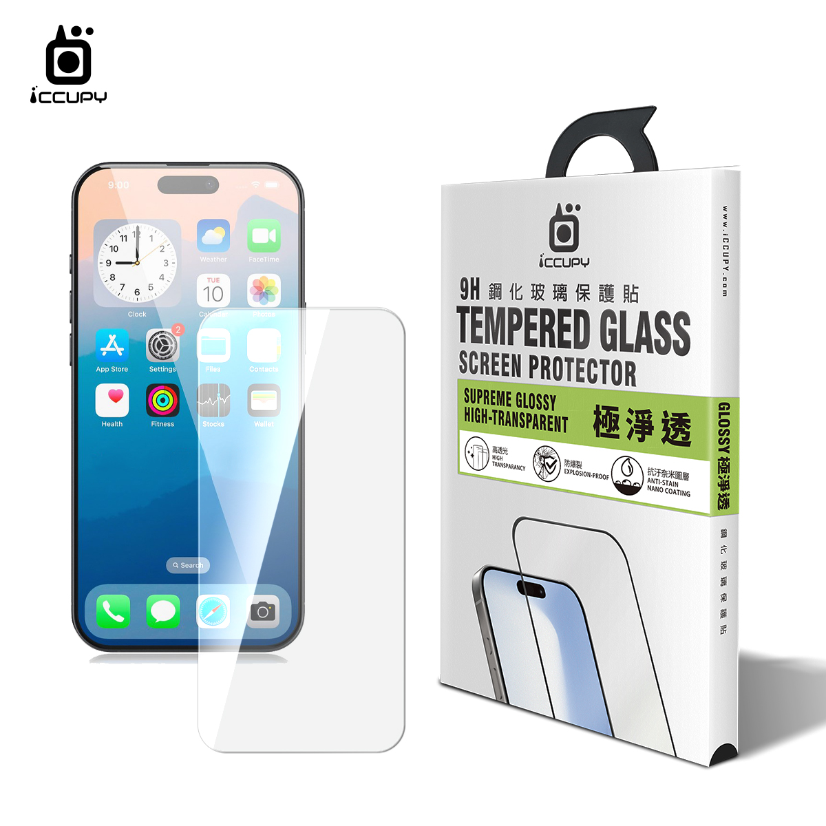 淨透玻璃(原機質感GLOSSY) FOR Apple iPhone 18 Pro Max