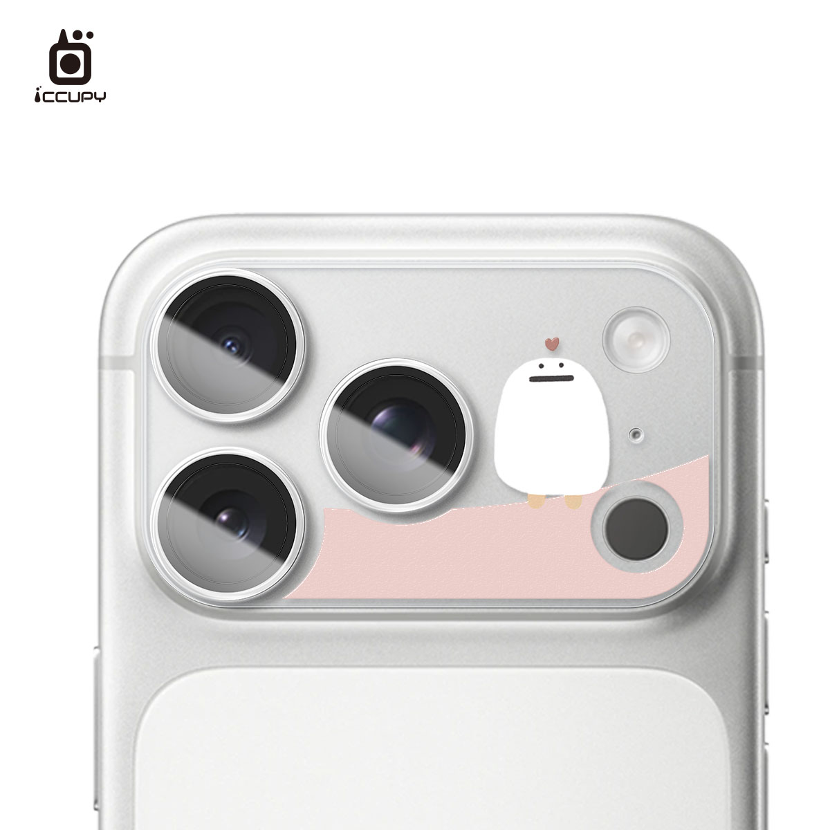 【懶懶怪｜可愛】3D立體全包覆鏡頭保護貼-全透明 For iPhone 17 Pro