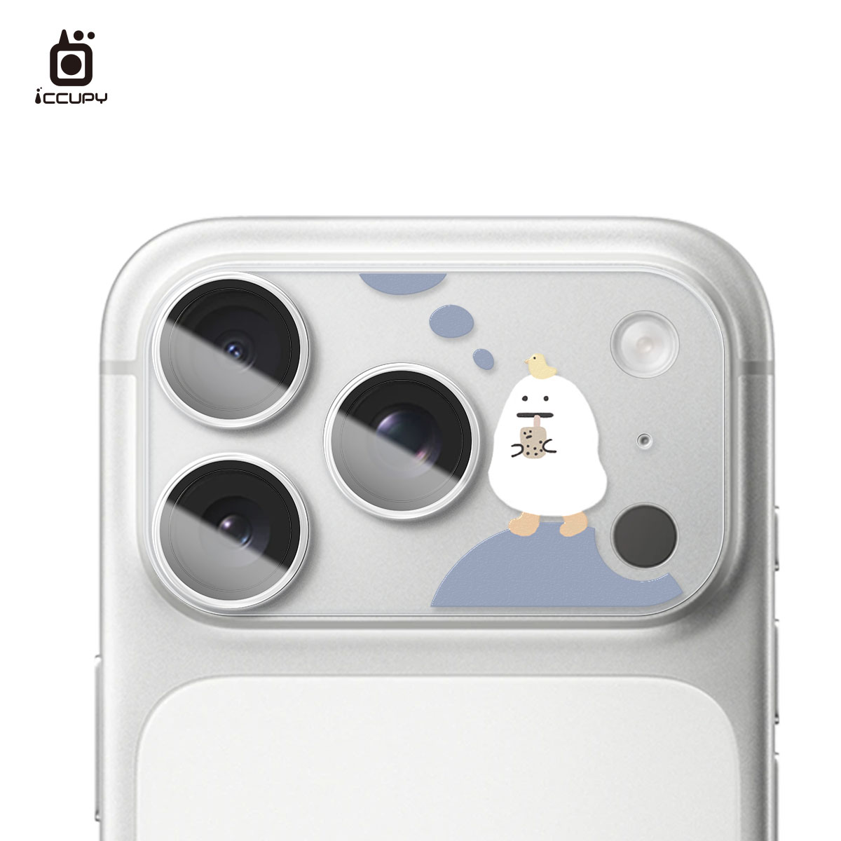 【懶懶怪|幸福】3D立體全包覆鏡頭保護貼-全透明 For iPhone 17 Pro