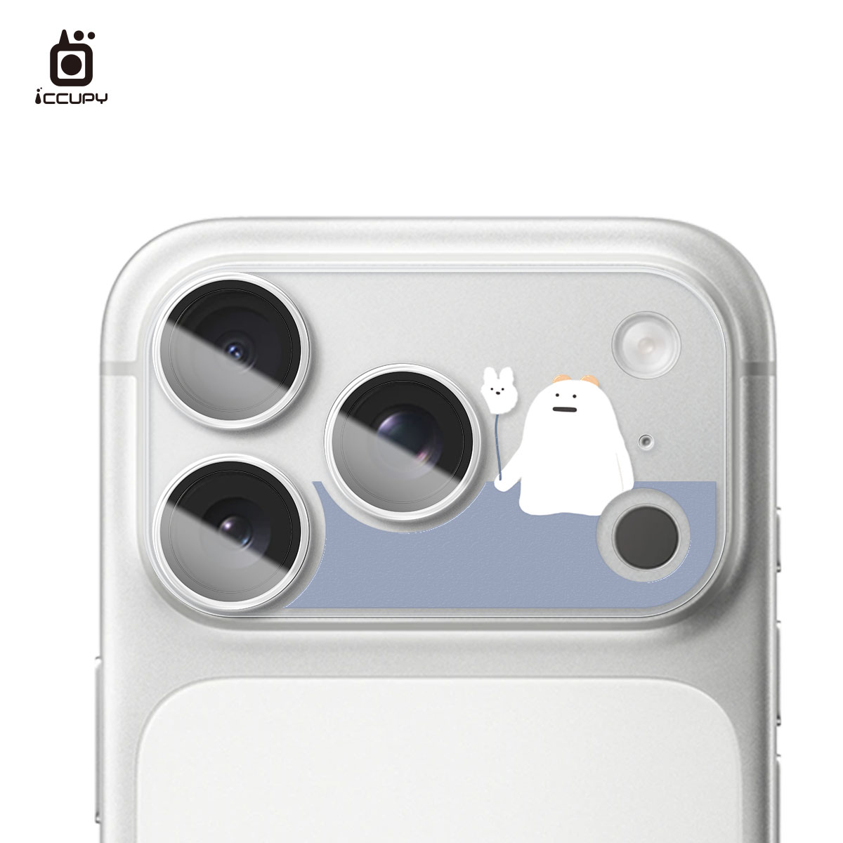 【懶懶怪|愛自己】3D立體全包覆鏡頭保護貼-全透明 For iPhone 17 Pro