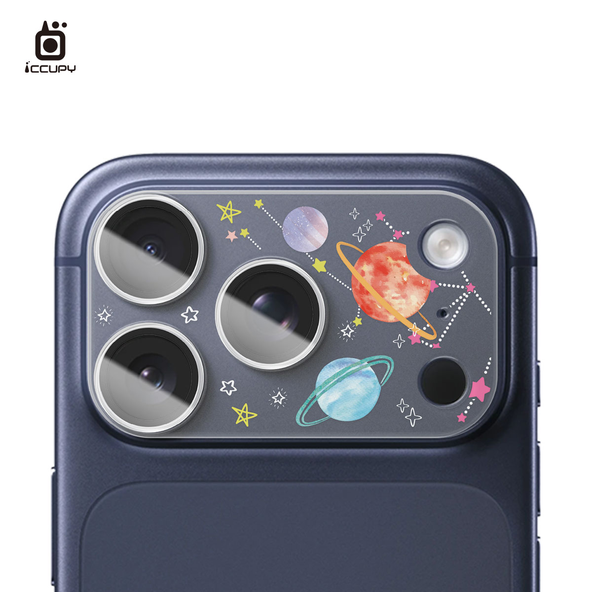 【童話星球】3D立體全包覆鏡頭保護貼-全透明FOR iPhone 17 Pro