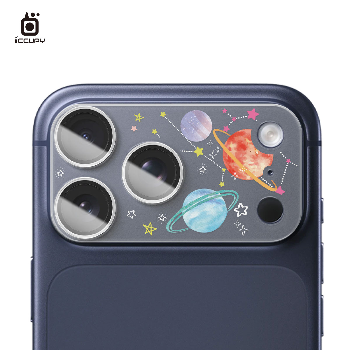 【童話星球】3D立體全包覆鏡頭保護貼-全透明FOR iPhone 17 Pro Max