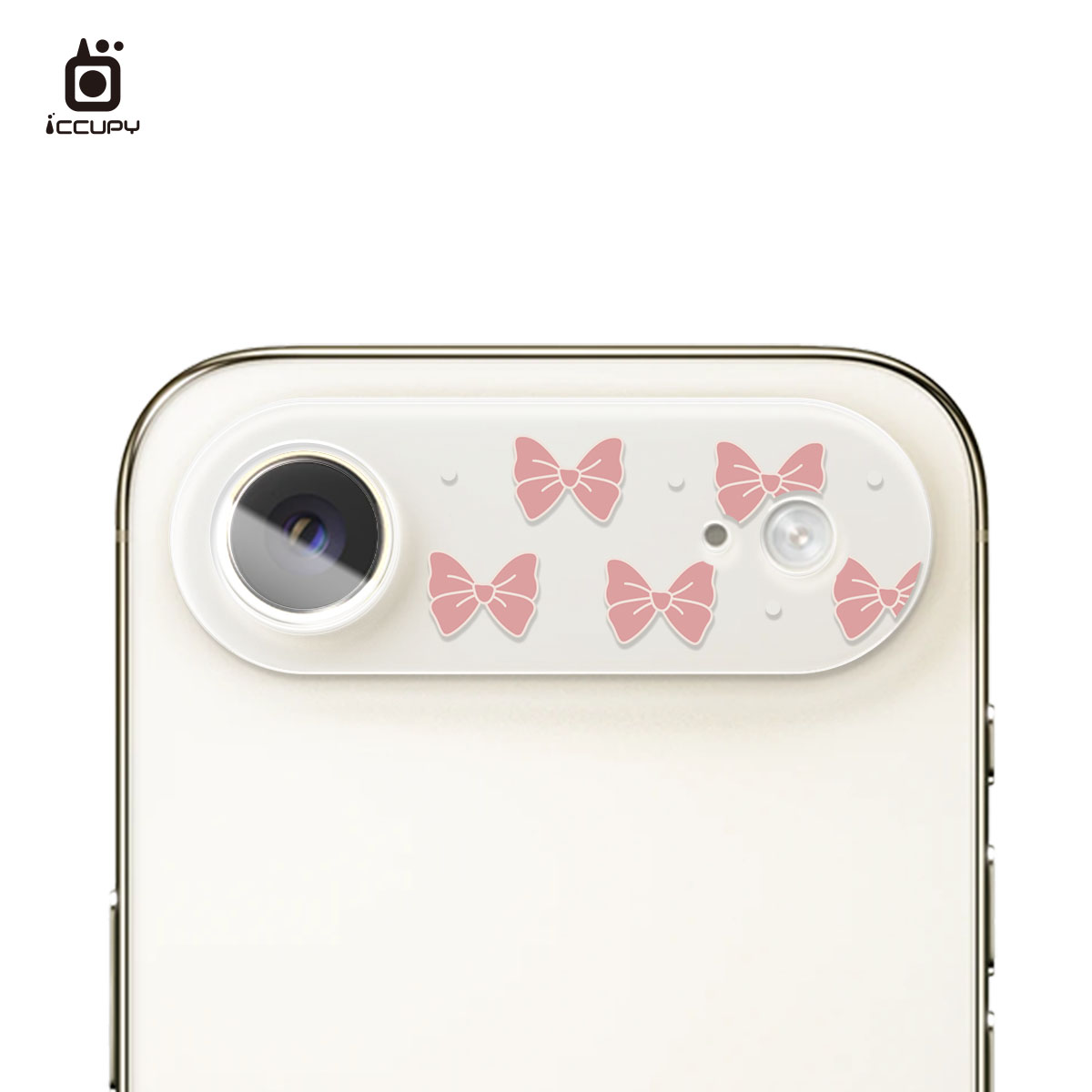 【蝴蝶結】3D立體全包覆鏡頭保護貼-全透明FOR iPhone 17 Air