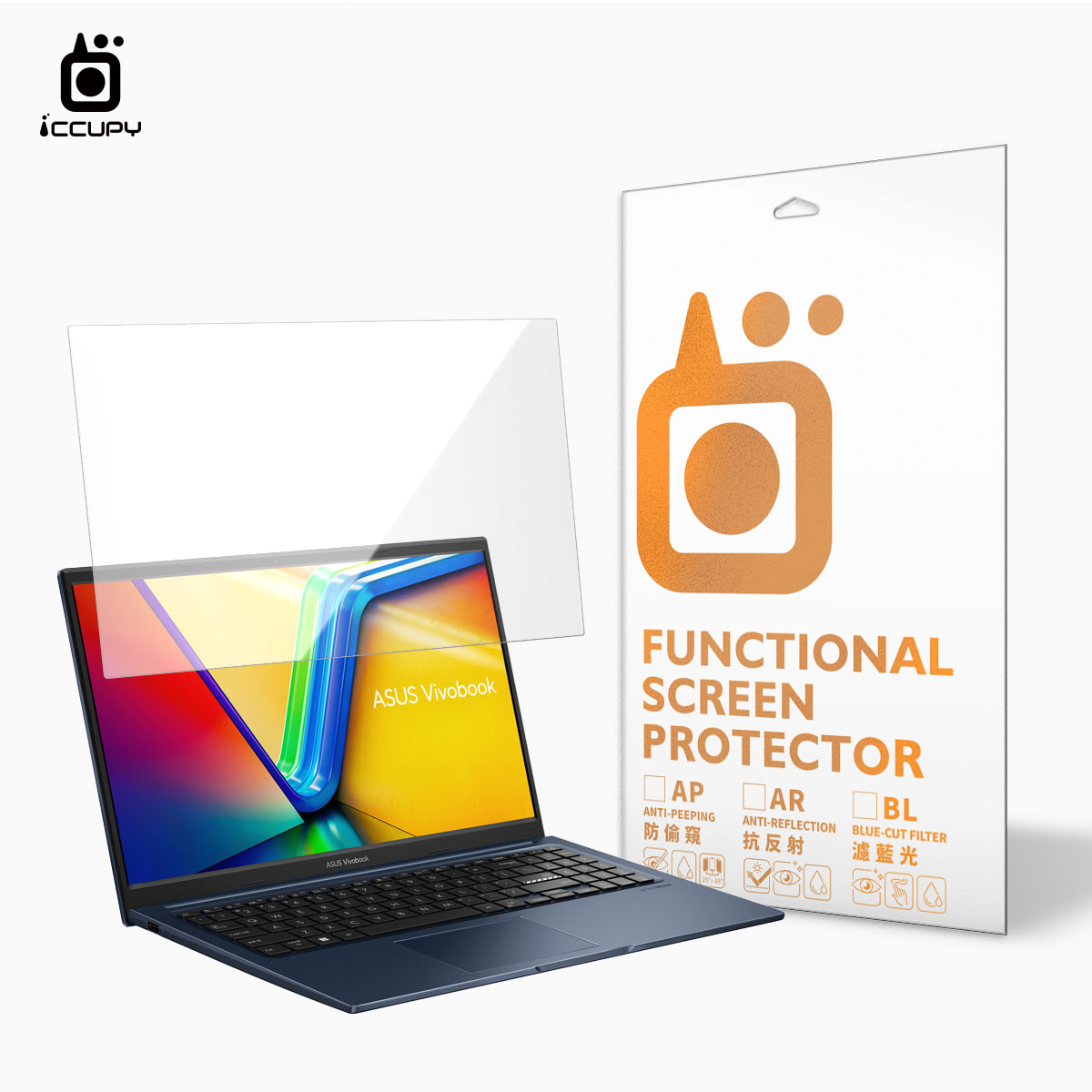 9H硬派類玻璃 For ASUS VIVOBOOK 15 (X1504) 