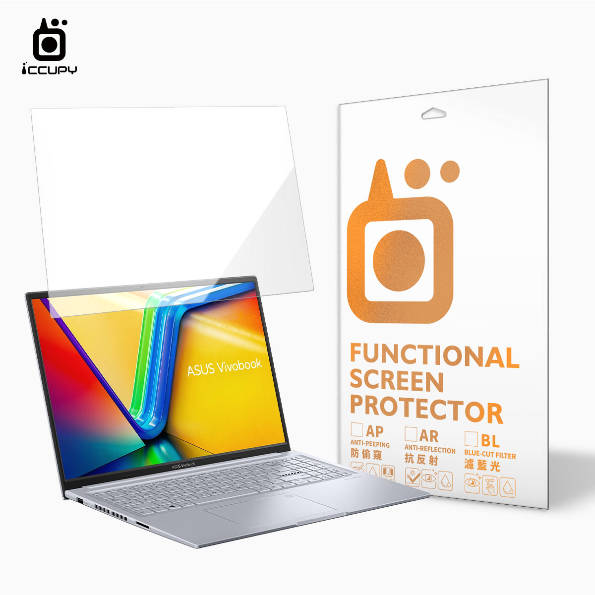 9H硬派類玻璃 For ASUS VIVOBOOK 16X (K3605)