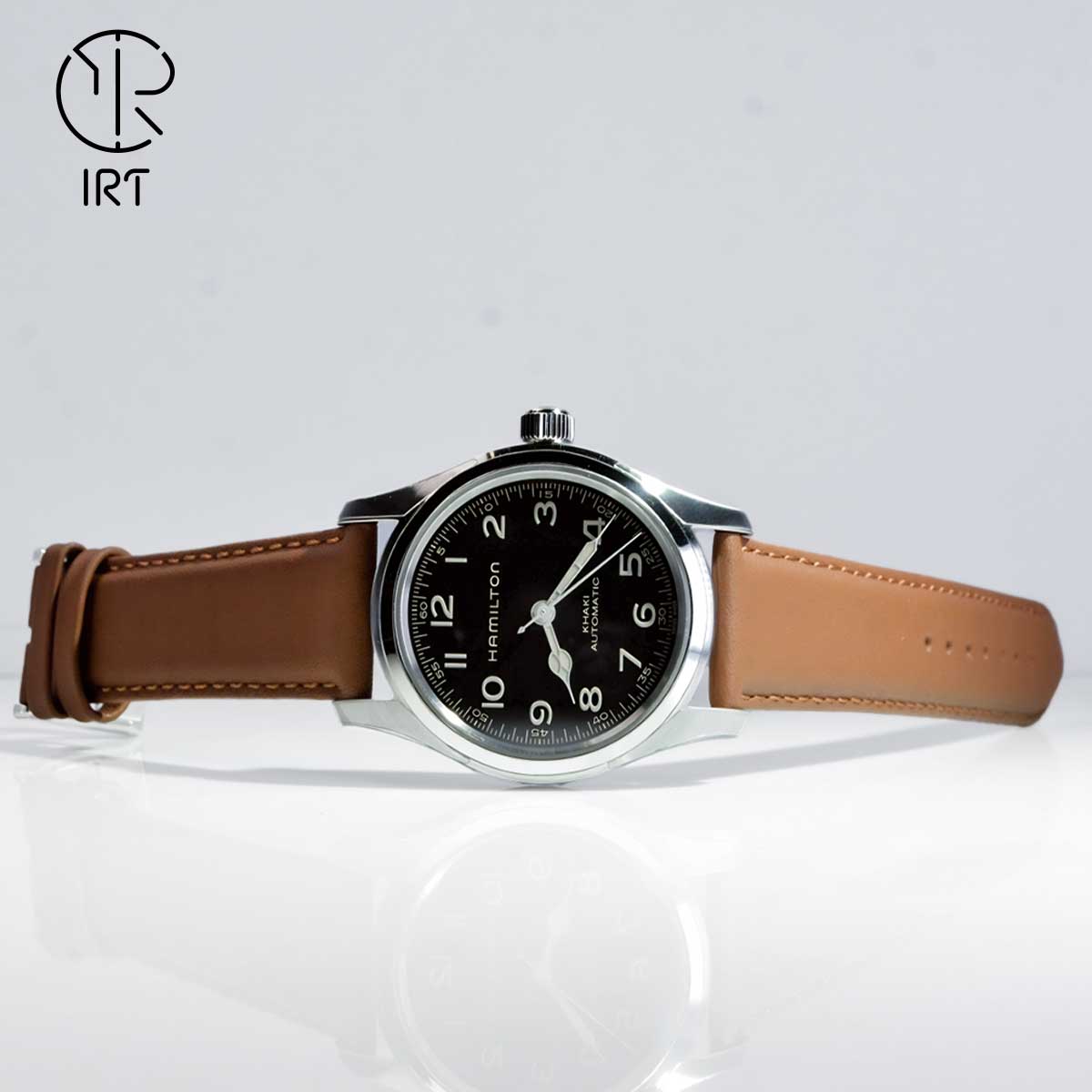 IRT高級腕時計の究極保護FOR HAMILTON 漢米爾頓 卡其野戰系列MURPH H70405730 38mm-(皮錶帶) S級完美防護